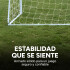 Arco de Fútbol Portería Desarmable Red Metálico 290 x 200cm Color Blanco