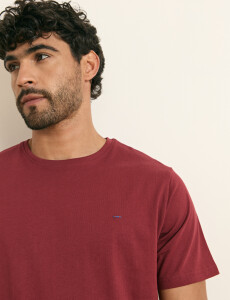 520658 T-SHIRT HARRINGTON LABEL Bordo
