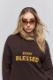 SWEATER BLESSED Chocolate