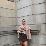 FALDA SHORT KEIRA MARRON