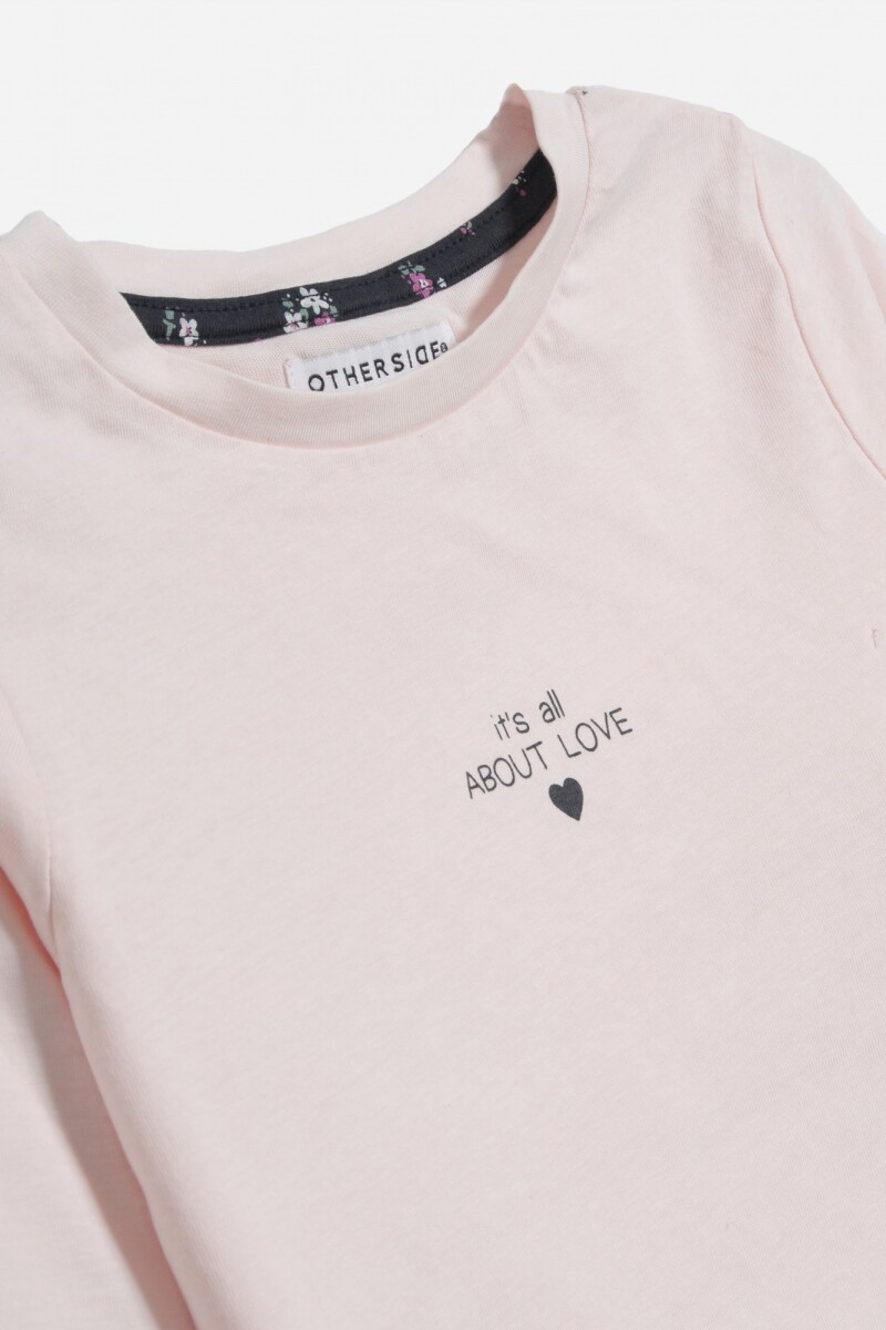 Remera manga larga ROSA