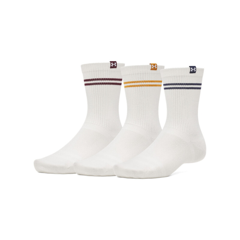 UA Sportswear Cotton Nv Crew-BLU WHT-110
