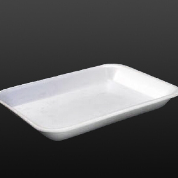 BANDEJA DE ESPUMA BLANCA 23.5X18X1.6 CM. BLANCO
