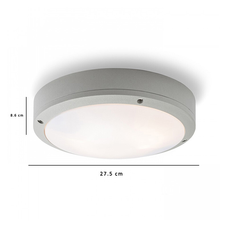 Plafón de Exterior Pro E27 Plafón de Exterior Redondo Pro E27
