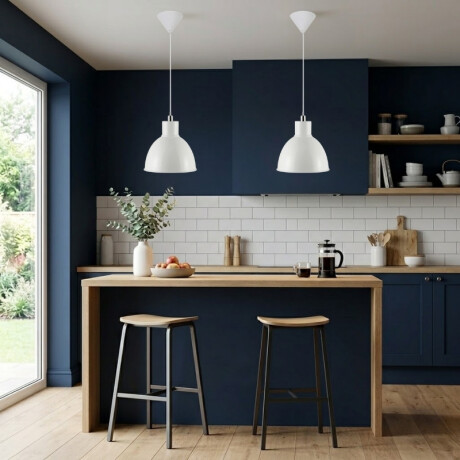 ARTEFACTO COLGANTE DECORATIVO ALPHA Lámpara Colgante Alpha Blanca