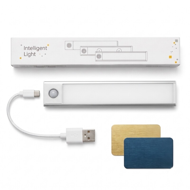 ARTEFACTO RECARGABLE MORAIS CON SENSOR DE MOVIMIENTO 20CM Lámpara Recargable Con Sensor De Movimiento Morais 20CM CCT Blanco