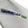 Sandalias Havaianas Brasil Logo Hombre Blanco