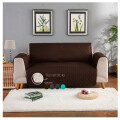 CUBRE SOFA SILLON 2 CUERPO REVERSIBLE IMPERMEABLE Marron