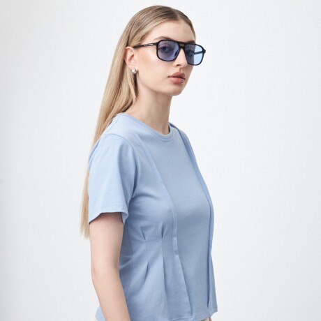 REMERA SHIITAKE Celeste