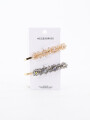 BROCHE PACK x 2 DORADO