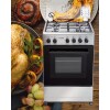 Cocina Combinada James C-555 TKS INOX Con Grill Cocina Combinada James C-555 TKS INOX Con Grill
