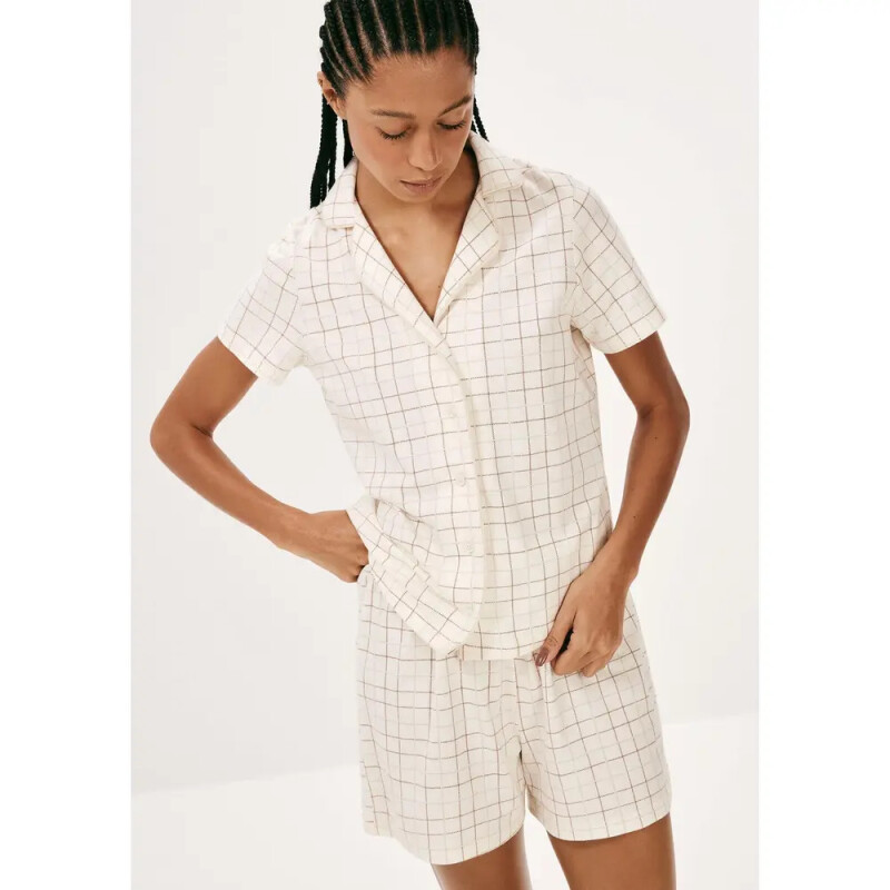 PIJAMA MM FEM OFF WHITE