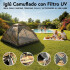 Carpa Camping Iglu 2 Personas Autoarmado Mosquitero 200x150 Imback Color Camuflado Carpa Camping Iglu 2 Personas Autoarmado Mosquitero 200x150 Imback Color Camuflado
