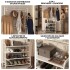 Perchero Ropa Rack Multifuncional Zapatero Organizador Percha Estantes Imback Color Blanco Perchero Ropa Rack Multifuncional Zapatero Organizador Percha Estantes Imback Color Blanco