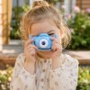 Cámara de fotos digital infantil con funda celeste Cámara de fotos digital infantil con funda celeste