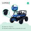 Auto a Batería Lumax 4x4 12V control remoto, USB y Música Azul