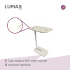Mesa auxiliar Lumax de arrime MDF símil mármol para living Mesa auxiliar Lumax de arrime MDF símil mármol para living