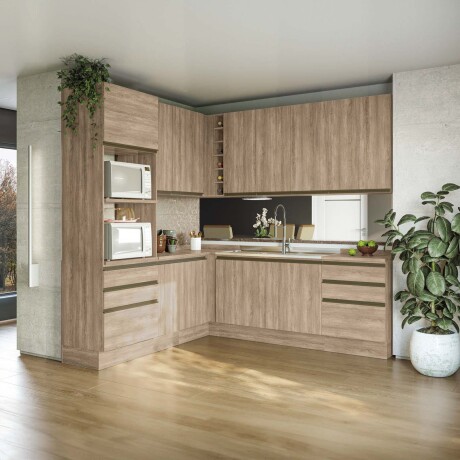 BAJO MESADA 40 CM MDP NATURAL-BEIGE BOSTON