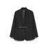 VMTAHIA LS LOOSE BELTED BLAZER BLACK