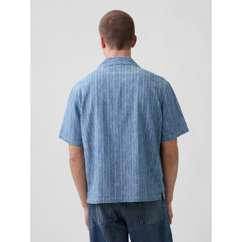 SS DENIM DOBBY INDIGO MARL