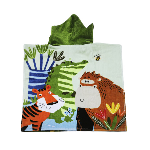 Bata Poncho Infantil Varios Diseños 100% Algodón 60 x 60 cm SELVA