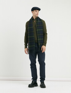 470415 REMERA HARRINGTON LABEL Verde Melange