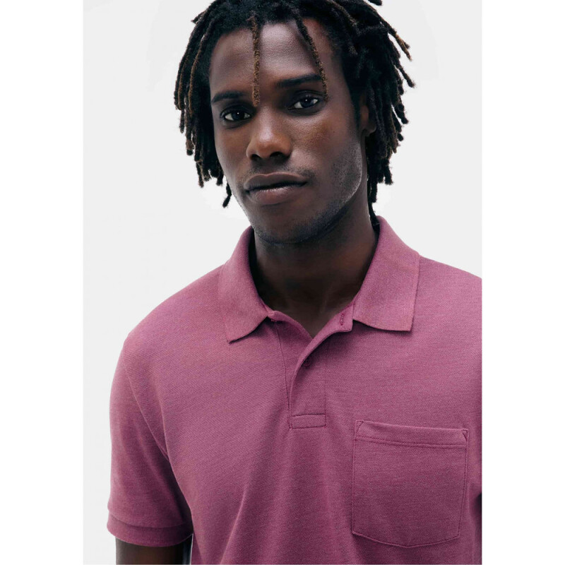 CAMISA POLO MM MASC ROXO MESCLA