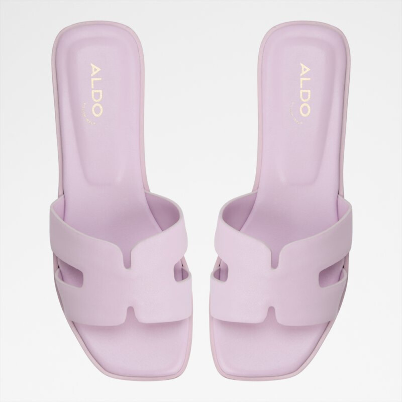 ITSANDAL YELLOW LEATHER LIGHT PURPLE