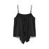 VMMOLLIE DRAPY SINGLET TOP WVN GA BLACK