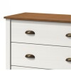 Cómoda 4 cajones - Madera maciza - Linea Colonial Blanco