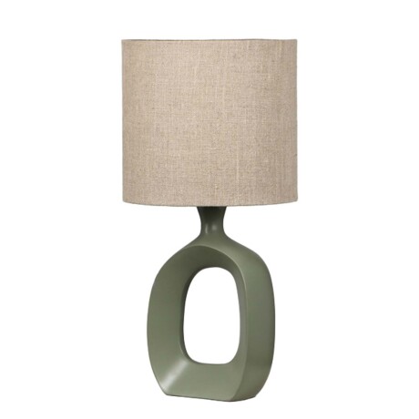 LÁMPARA DE TECHO METAL VERDE CURVE