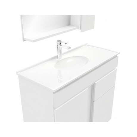 MUEBLE DE BAÑO 80 CM MDF BLANCO ONTARIO