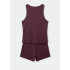 PIJAMA SM FEM VERMELHO ESCURO