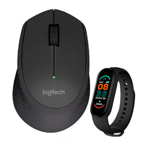 Mouse Inalámbrico Logitech M280 + Smartwatch Mouse Inalámbrico Logitech M280 + Smartwatch