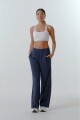 Year Round Terry Wide Leg Sweatpant Black