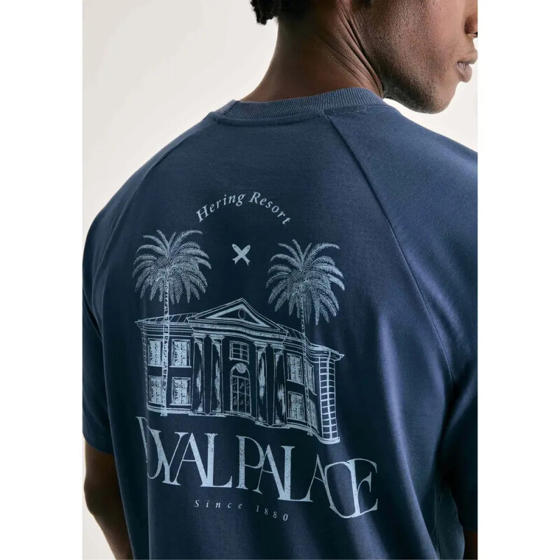 CAMISETA MM MASC AZUL ESCURO