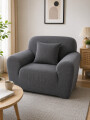 FUNDA PARA SOFA GRIS 1 CUERPO GRIS