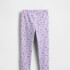 SEPT PRINTED BF LEGGING ORCHID