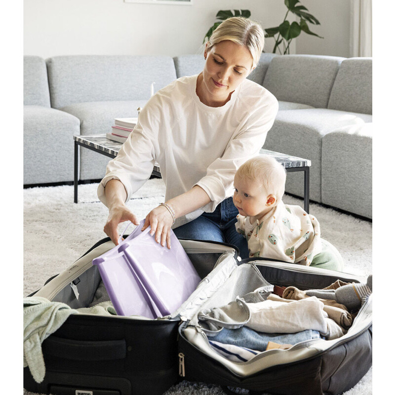 Baño Plegable Flexi Bath Stokke Transparente / Lavanda Baño Plegable Flexi Bath Stokke Transparente / Lavanda