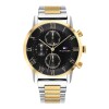 Reloj Tommy Hilfiger 1791539 para hombre con correa de acero Negro