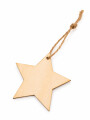 ADORNO COLGANTE ESTRELLA SET 10 PCS BEIGE