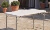 Mesa Plegable altura ajustable 120 cm Blanco Mesa Plegable altura ajustable 120 cm Blanco