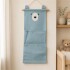 Organizador Colgante Osito Con 3 Bolsillos Para Bebé 60x20cm Azul