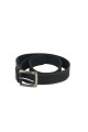 Cinto dama c/forro de 35mm doble pasador Negro