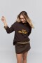 FALDA BRENDAN Chocolate