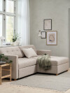Sofá cama chaise longue TEGLHUSE beige Sofá cama chaise longue TEGLHUSE beige