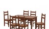 Juego De Comedor Lucia Plus 6 Sillas - Madera Oscuro