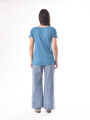 REMERA BASICA VALEN AZUL