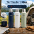 Termo Bremen Acero Inoxidable 1l Tapa Magnética VERDE