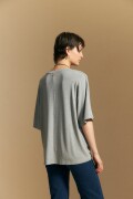 REMERA RONNY Gris Melange